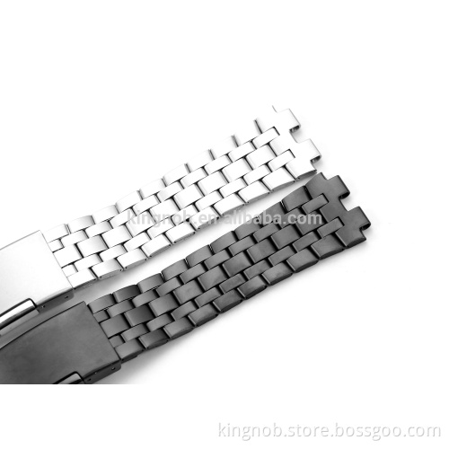 316L Stainless Steel Bracelet S/S Metal Watch Strap Link For Pebble 22mm Watch Band